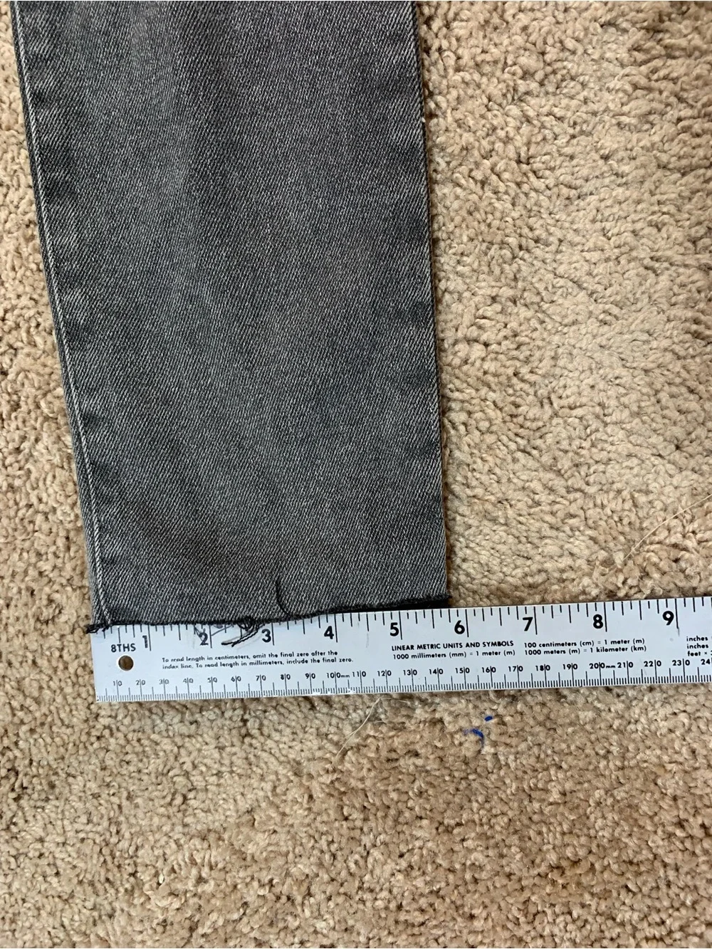 pistola Gray High-Rise Straight Leg Jeans with Button-Fly - Picture 10 of 10